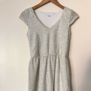 Socialite white dress with black dots